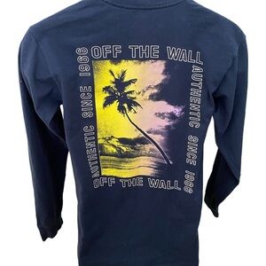 VANS Off The Wall Authentic Since 1966 Skate Surf Long Sleeve Shirt Men S Small
